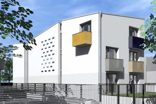 Komlóssy utca kollégium festési munkalatok